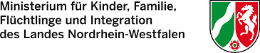 Logo Ministeriums für Kinder, Familie, Flüchtlinge und Integration des Landes Nordrhein-Westfalen